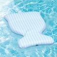 thumbnail image 3 of Magic Time International Saddle Pool Float, Blue Chevron Pattern (4 Pack), 3 of 4