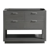 Avanity Allie-V42 Allie 42" Single Free Standing Wood Vanity Cabinet Only - Grey