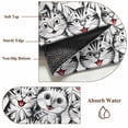 thumbnail image 6 of Funny Cat Entryway Rug 2'x3'&nbsp; Non Slip Front Door Mats, Abstract Cartoon Cute Animals Printed Entrance Rugs Indoor Outdoor Carpet, Washable Floor Mats Small Area Rug for Bedroom Kitchen, 6 of 8