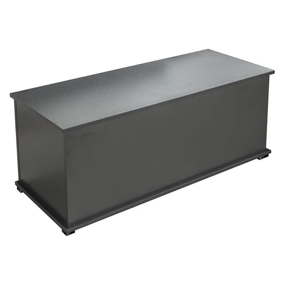 Wooden Storage Trunk, Entryway Bench with Lift Top, 353lbs Capacity, White/Black Finish