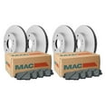 thumbnail image 6 of Ceramic Rear Pads & Coated Disc Brake Rotors FOR Honda Civic 2016-2023, 6 of 13