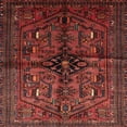 thumbnail image 1 of Ahgly Company Indoor Square Traditional Brown Red Persian Area Rugs, 3' Square, 1 of 6