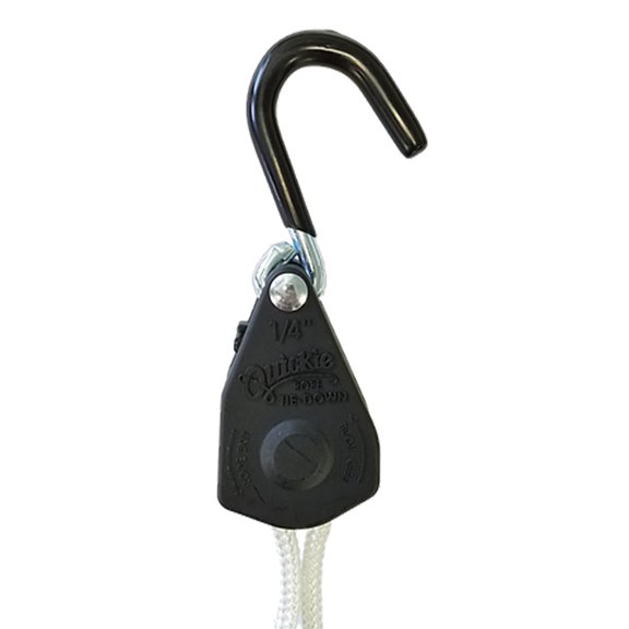 4" Matte Black Boat Cover Rope Ratchet