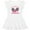 AA-White, variant on Inktastic Daddy's Racing Princess Pink Race Car Girls Toddler Dress