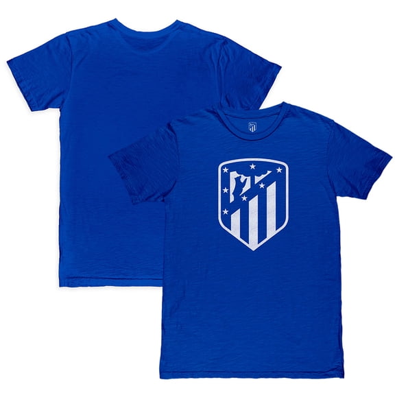 Men's 1863FC Blue Atletico de Madrid Mono Crest Slub T-Shirt