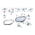 thumbnail image 2 of A2059067804 Left Headlight LED Angel Eyes Source DRL Daytime Light Module for C Class W205 A205, 2 of 5