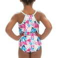 thumbnail image 2 of Little Dolfin Print Tankini in Paint Party, 2 of 2