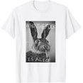thumbnail image 1 of Funny Rabbit on T-Shirt Who is Alice Cool Camiseta, 1 of 2
