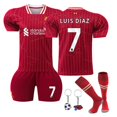 thumbnail image 1 of 2025 Liverpool Domicile 7 Luis Diaz Maillot de Soccer Kits, 1 of 3
