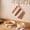 Orange, variant on Modern Brown Pot Holders for Kitchen Heatproof Potholder, 4 Pack Boho Contemporary Geometric Striped Hot Pads Multipurpose Oven Pads Cloth Potholders Trivet for Cooking and Baking