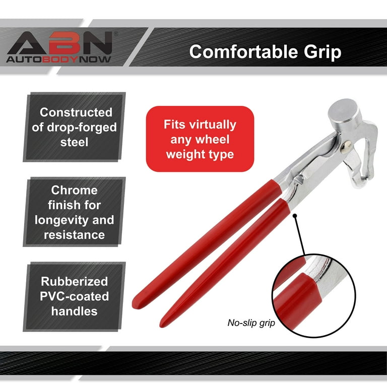 ABN Wheel Weight Pliers Wheel Weight Hammer Tool Tire Weight