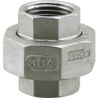 Boshart Stainless Steel Union Fitting U2-SSU-10 - 1 In. FIP - 1"