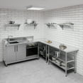 thumbnail image 6 of AmGood 12 in. x 24 in. Stainless Steel Wall Shelf | NSF Certified | Appliance & Equipment Metal Shelving | Kitchen, Restaurant, Garage, Laundry, Utility Room, 6 of 7