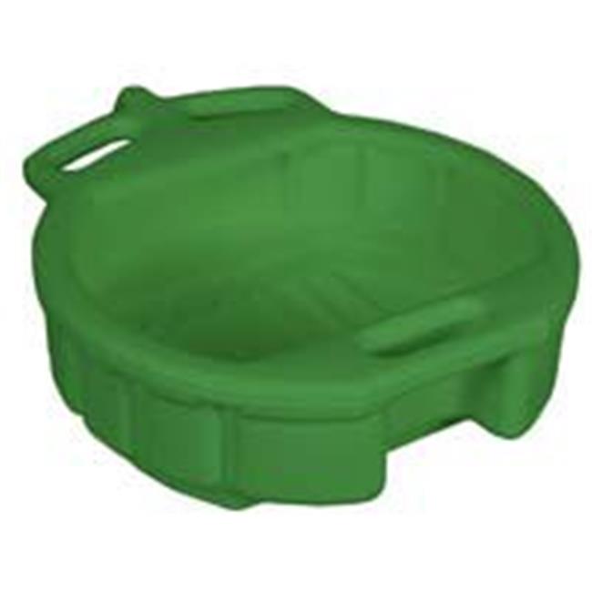 Plastics Green 4.5 Gal Coolant Drain Pan with Spout