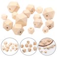 thumbnail image 4 of SPRING 50/100PCS Bulk Wooden Craft Beads for DIY Crafts Handmade 50PCS, 4 of 6