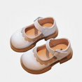 thumbnail image 2 of Viluyesy Girls Mary Janes Kids Scalloped Edge Patent Leather Shoes Beige Size 11 Little Kids, 2 of 7