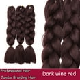 thumbnail image 2 of Ombre Jumbo Braiding Hair Extensions High Temperature Synthetic Twist Hair Multiple Colored Hair, 2 of 5