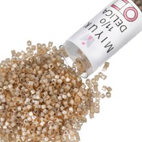Miyuki Delica Seed Beads – Size 11/0 (1.6 mm), DB1862, Silk Dyed Shell, 7.2 g, Approx. 1440 Beads