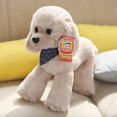 thumbnail image 1 of Muñecas de perro de peluche de simulación Kawaii, juguetes suaves para cachorros, almohada de caniche encantadora, regalo para niñas, 25-40cm, 1 of 5