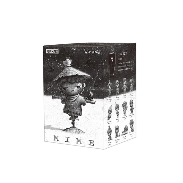 POP MART Hirono Mime Series Mystery Box 1PC/12PCS POPMART Blind Box Linda figura de acción de Lang