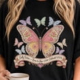 thumbnail image 3 of Dolly Doll Shirt: Dollywood T-Shirt, Dolly Fan Celebration of Life Remembrance Tee, Dolly Butterfly Merch, Faux Patchwork Cowgirl Fashion, 3 of 3