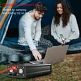 thumbnail image 5 of CNSWIPOWER 3000W (Potencia máxima 6000W) inversor de Onda sinusoidal Pura y convertidor Solar CC a CA 120V 60Hz con Arranque Suave para Coche y Camping (DC12V (Rango 10V-15V) 3000W), 5 of 5