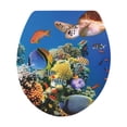 thumbnail image 1 of Pegatina de baño para inodoro, decoración para el hogar, pegatina de pared de animales del océano, decoración de pared 3D Estilo A, 1 of 5