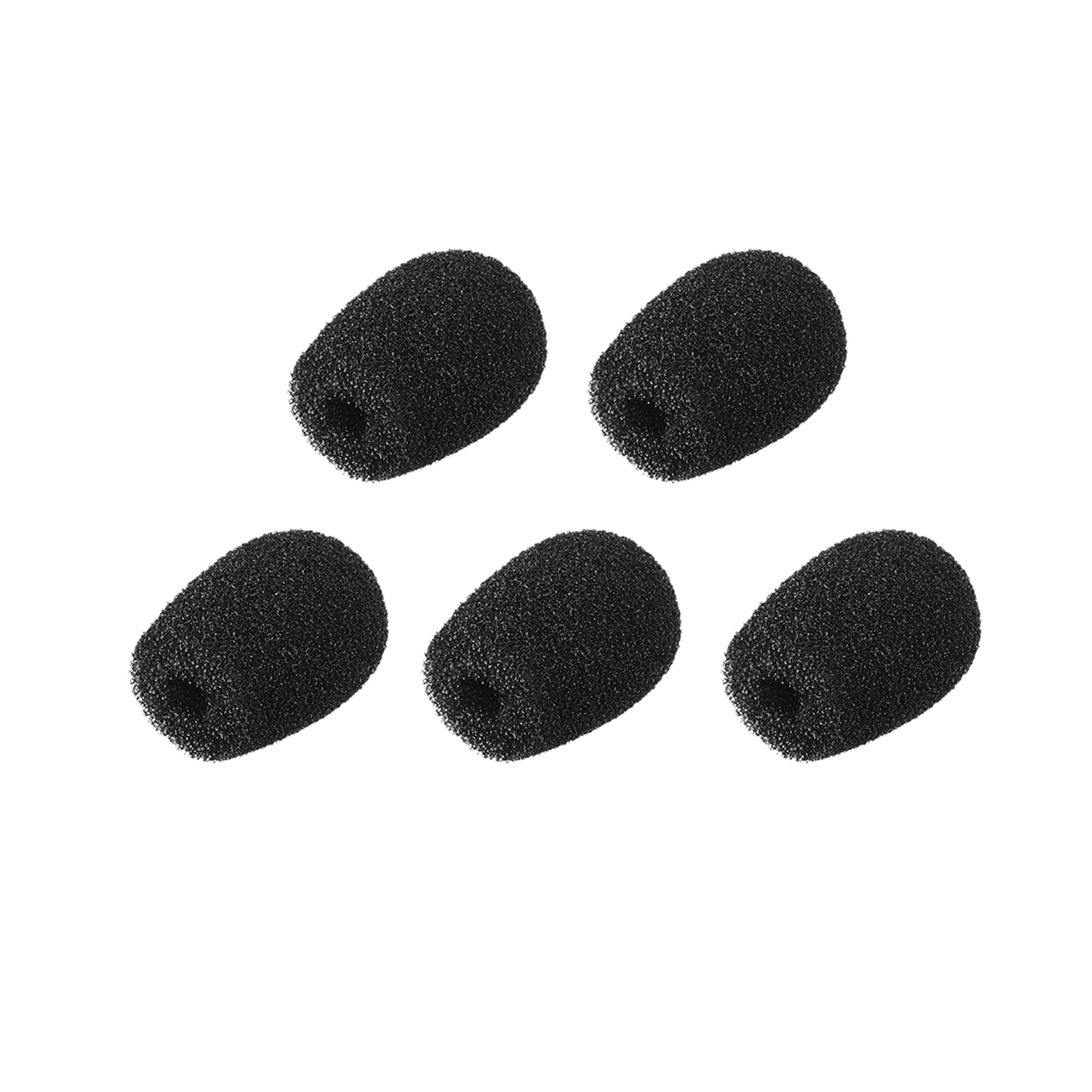 5 PCS Foam Mic Cover Headset Microphone Windscreen Shield Protection