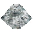thumbnail image 5 of Whimsical Swirling Grey Abstract Art Blanket Oversized Wearable Hooded Blanket Warm Throw Blanket Buttons Sweatshirt For Women Men Teens Flannel, 5 of 8