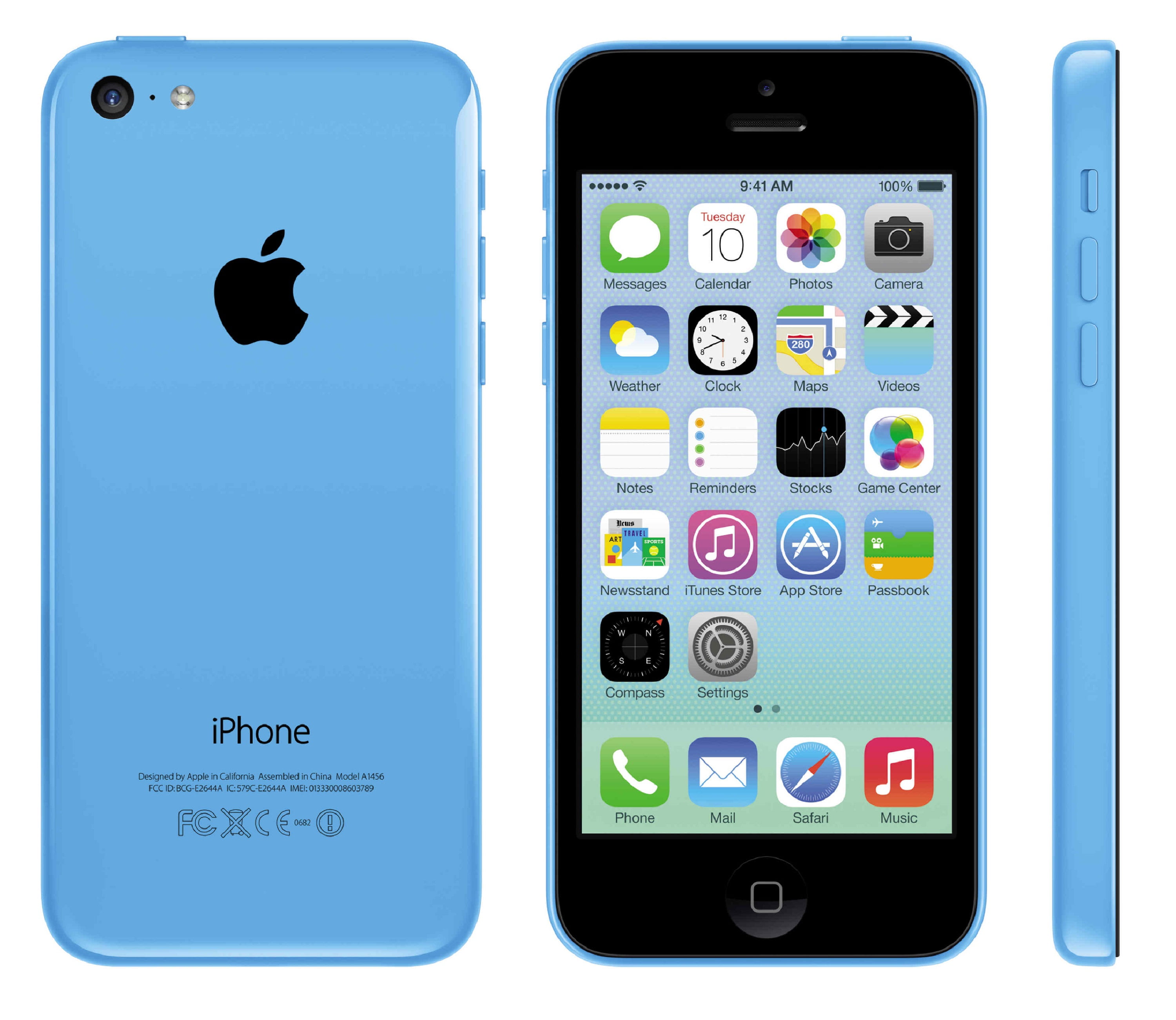 Apple Refurbished iPhone 5c 8GB, Blue, Unlocked GSM Walmart.com