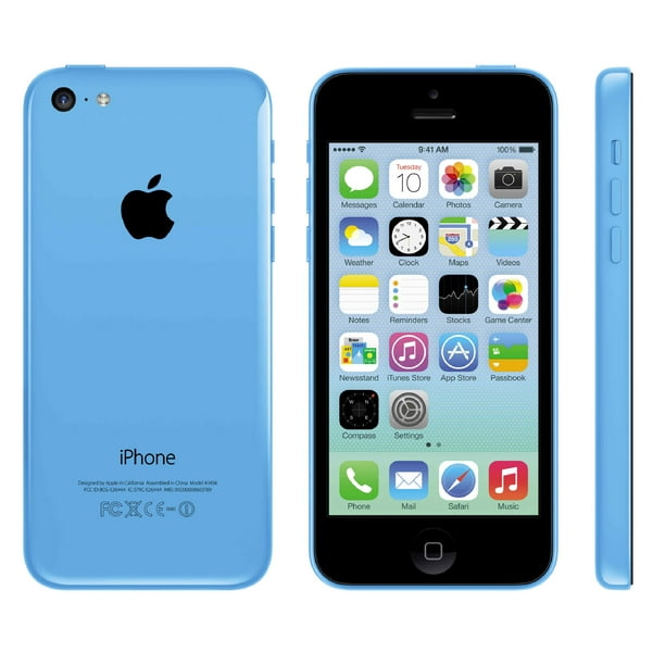 Geheim zeven Paard Refurbished Apple iPhone 5c 16GB, Blue - Unlocked GSM - Walmart.com