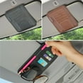 thumbnail image 2 of Car Sunshade Storage Clip, Id Card Holder, Ticket, Interior Storage Bag H9L9, 2 of 9