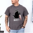 thumbnail image 2 of Murder Cat Black Cat Murderous with Knife Halloween Costume T-Shirt, Fullsizes S-5XL Multicolors T-Shirt, 2 of 5