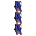 thumbnail image 3 of Qarigey Poliéster Niñas Plegable Casual Bohemio Romántico Verano Vacaciones Compras Citas Playa Jugando Faldas Azul Type1 NO1, 3 of 6