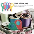 thumbnail image 3 of 40Pcs Large Yarn Bobbins Spool Thread Knitting Sewing Crochet Weave Winder Tool, 3 of 8