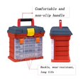 thumbnail image 4 of Caja de herramientas desmontable con 4 capas y 72 compartimentos Puede colocar tornillos, tuercas y llaves Capacidad S Como se muestra, Como se muestra, 4 of 5
