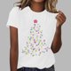 thumbnail image 1 of Fiudx Tops para Mujer Mujer Verano Ocio Moda Estampado de Flores Cuello Redondo Manga Corta Top/Camisa, 1 of 4