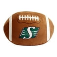 thumbnail image 1 of CFL Saskatchewan Roughriders Football Shaped Cushion, 1 of 4