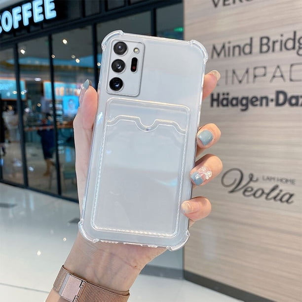 Funda de teléfono transparente con tarjetero, cubierta a prueba de golpes para Samsung A12, A21S, A22, A32, A42, A52, A72, 5G, A51, A71, A50, A30S, A50S, 4G comercio de xuanjing unisex
