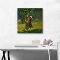 thumbnail image 2 of ARTCANVAS Apple Picking 1878 Canvas Art Print by Winslow Homer - Size: 18" x 18" (0.75" Deep), 2 of 9