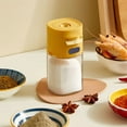 thumbnail image 3 of 180ml Glass Salt Shaker with Press-Type Control, Sealed Seasoning Jar for Kitchen Use, Easy to Clean B, 3 of 5