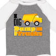 thumbnail image 4 of Inktastic I Dig Dump Trucks Boys or Girls Long Sleeve Baby Bodysuit, 4 of 5