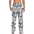 thumbnail image 4 of FREEAMG Men's Cotton Pajama Pants Lounge Sleep Pants Soft Sleepwear Pajama Bottoms with Pockets, 4 of 7