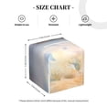 thumbnail image 4 of Tissue The Cat Looks in the Mirror Box Cover Holder, Square by Xecao - Leather Decorative Organizer for Tabletop, Bathroom, Car, Office, 4 of 8