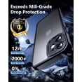 thumbnail image 3 of [3 in1 for iPhone 12 Mini Case, [Anti-Yellowing] [-Grade Protection] [with 2 pcs Screen Protector] Full-Body Protective Phone Case. (Black)……, 3 of 13