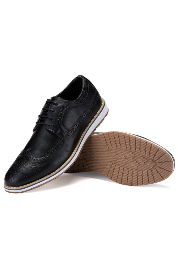 Men's Gazler's Casual Oxford Wingtip Dress Shoes