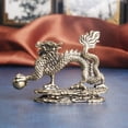 thumbnail image 2 of Animal Brass Dragon Figurine Statue Figurines Toys House Desktop Decoration, 2 of 9