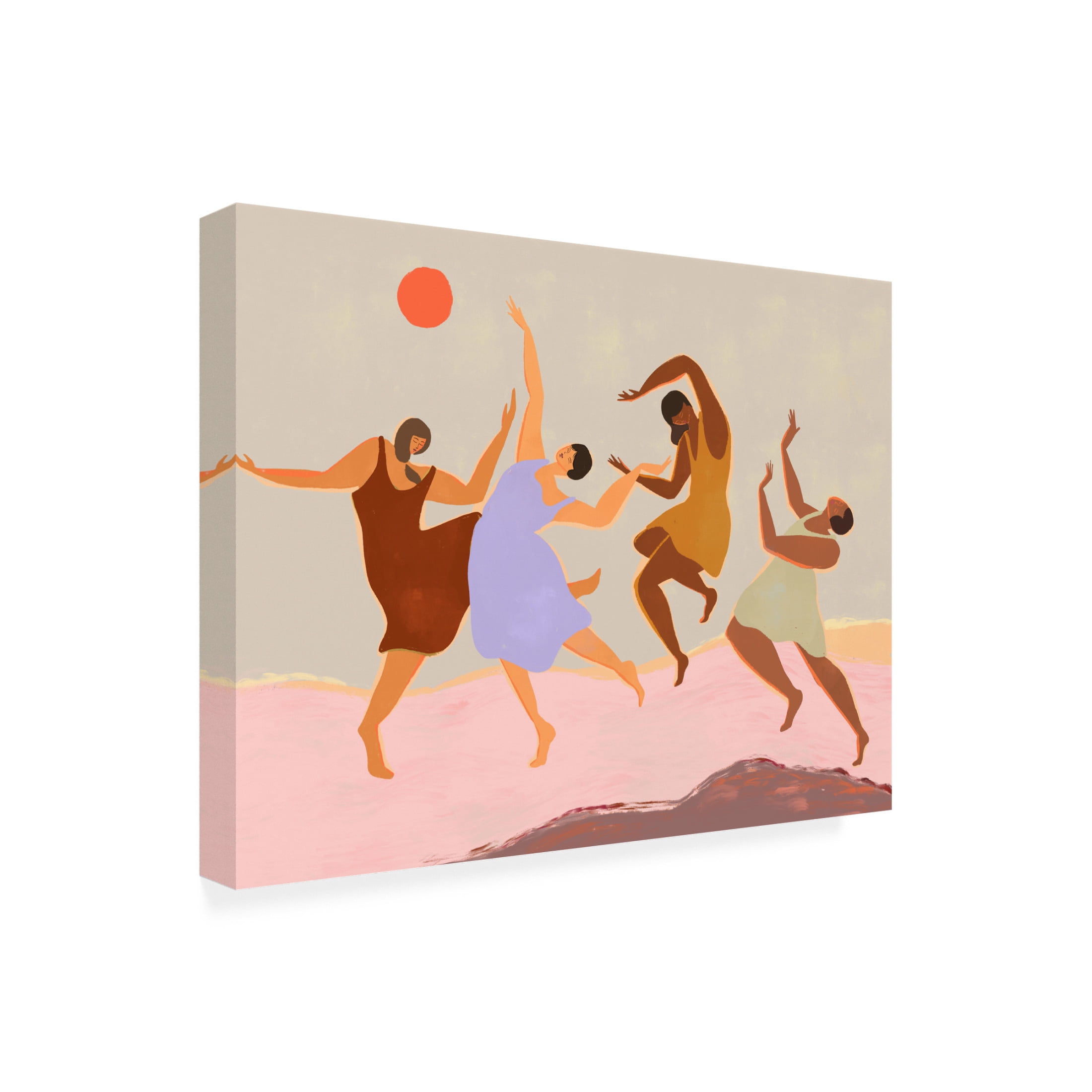 Trademark Fine Art Arty Guava  Together Canvas Wall Art