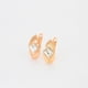 thumbnail image 3 of Elegantes Aretes Dama Rombo Brillante Swarovski Oro 18K Lam blanco Unitalla, 3 of 7