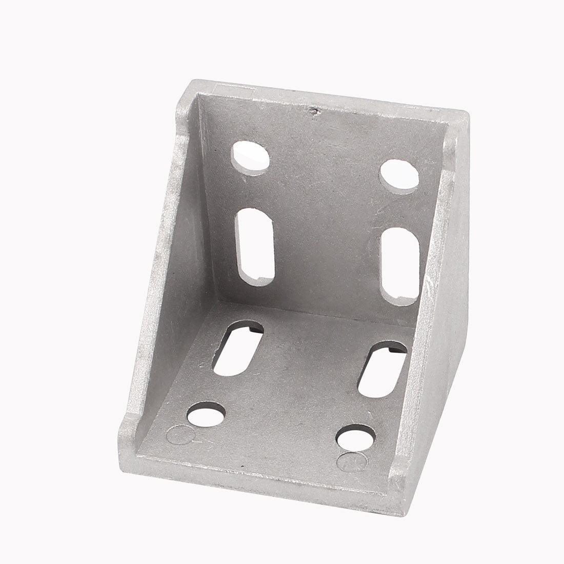 Silver Tone Metal 8 Holes Right Angled Corner Brace Angle Bracket 60mmx60mm
